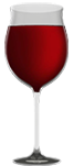 red wine glass